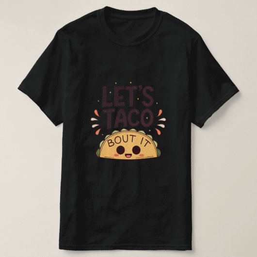 タコについて語ろう Funny Tee Tシャツ (デザイン正面)