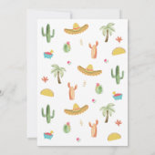 タコについて赤ちゃんの招待状 招待状 (裏面)