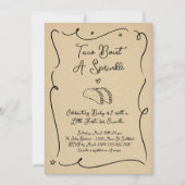 タコについて赤ちゃんシャワーの招待状 招待状 (正面)