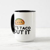 タコに取り掛かる マグカップ (正面左)