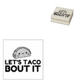 タコに取り掛かる ラバースタンプ (押印)