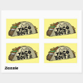 タコに取り掛かろう 長方形シール (シート)