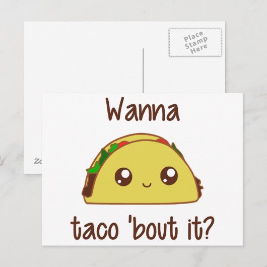 タコに頼む？ ポストカード (正面/裏面)