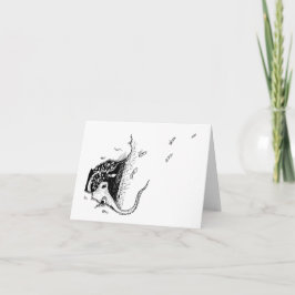 タコのお別れ カード