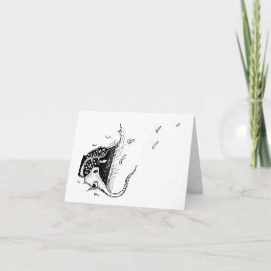 タコのお別れ カード (正面)