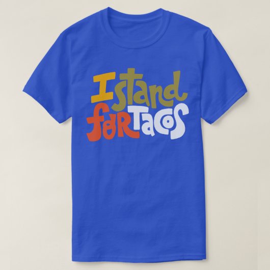 タコのために立ち上がる Tシャツ (デザイン正面)