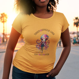 タコのように止められない Tシャツ