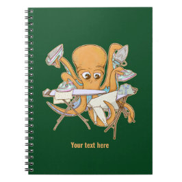 タコのアイロン掛け、雑用に圧倒される。 ノートブック