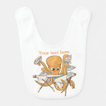 タコのアイロン掛け、雑用に圧倒される。