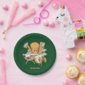 タコのアイロン掛け、雑用に圧倒される。 ペーパープレート (パーティー)