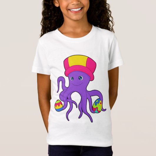 タコのイースターエッグ Tシャツ (正面)