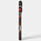 タコのエレガンス:鮮やかデザイン Case-Mate iPhoneケース (裏面 / 右)