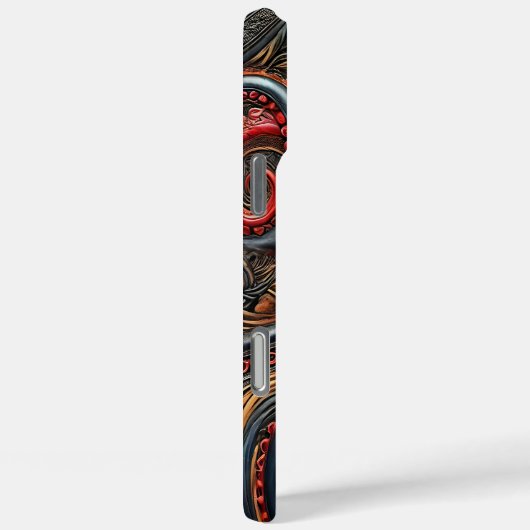 タコのエレガンス:鮮やかデザイン Case-Mate iPhoneケース (裏面 / 右)