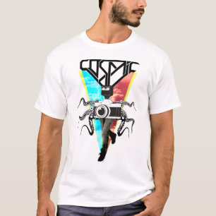 タコのカメラ Tシャツ