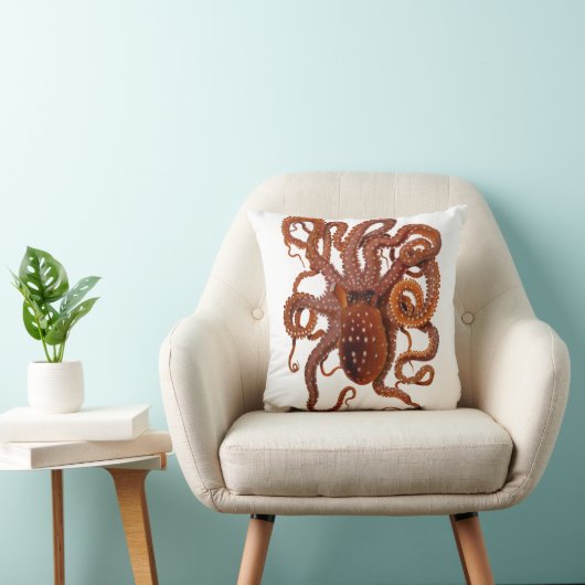 タコのカンガルー属の大西洋の白によって斑点を付けられるタコ クッション (椅子)