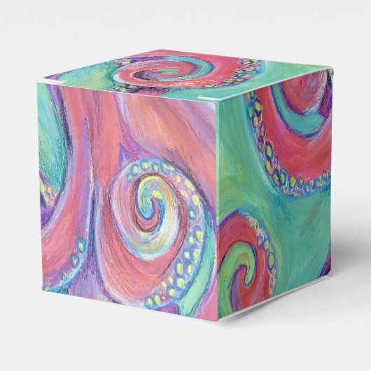 タコのギフトボックス フェイバーボックス (正面サイド)