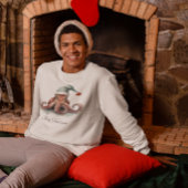 タコのクリスマスの喜カスタムび スウェットシャツ