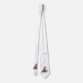 タコのクリスマスの喜カスタムび ネクタイ (裏面)