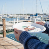 タコのクリスマスの喜カスタムび ペーパープレート