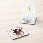 タコのコルクのコースター コースター (右側)