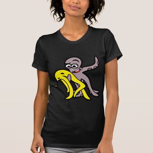 タコのサルサのダンサー Tシャツ (正面)