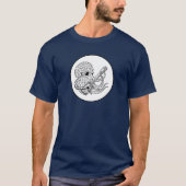 タコのシガーボックスギター演奏 Tシャツ (正面)