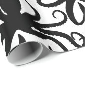 タコのシルエットのThunder_Coveのクラシック ラッピングペーパー (ロールコーナー)