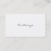 タコのシルエットのThunder_Coveのクラシック 名刺 (裏面)