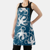 タコのシルエットパターン エプロン (インサイチュ)