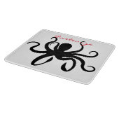 タコのシルエットThunder_Cove カッティングボード (角)
