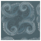 タコのタイル模様 ファブリック (クローズアップ)