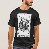 タコのタロットカード ビンテージ海洋イラスト Tシャツ (正面)