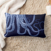 タコのトリプティクの枕 ランバークッション (ブランケット)