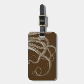 タコのトリプティクの荷物のラベル ラゲッジタグ (正面縦)