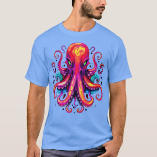 タコのハロウィーン Tシャツ