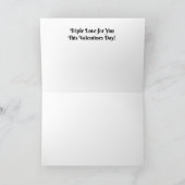 タコのハートおもしろいがバレンタインデーギフトカード シーズンカード (内部)