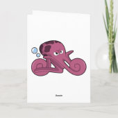 タコのバイク カード (裏面)