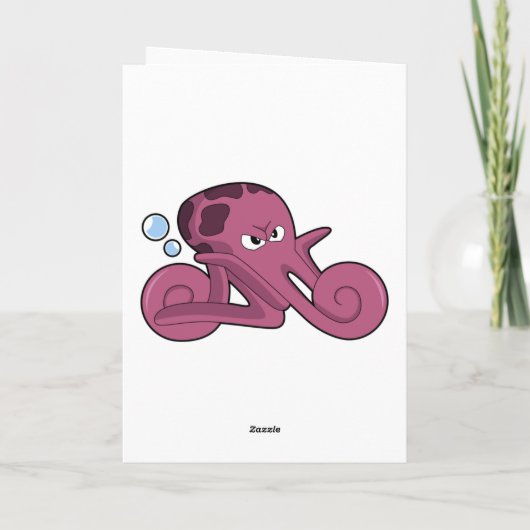 タコのバイク カード (裏面)