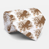 タコのヒトデの珊瑚礁 ネクタイ (ロール)