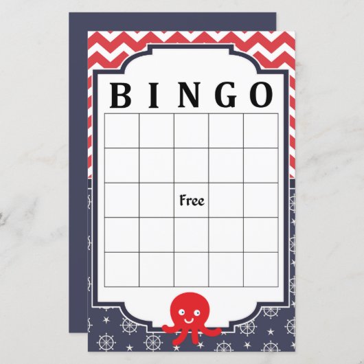 タコのビンゴゲーム (正面/裏面)