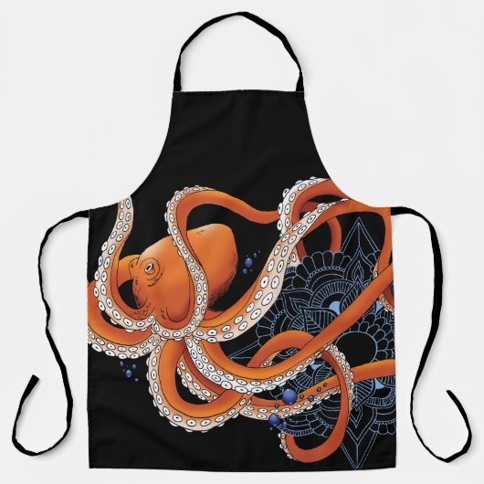 タコのヘナ エプロン (正面)