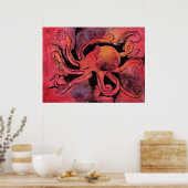 タコのポスター ポスター (キッチン)