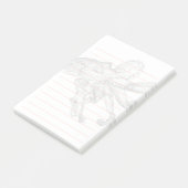 タコのポスト・イットのメモ帳 ポストイット (アングル)