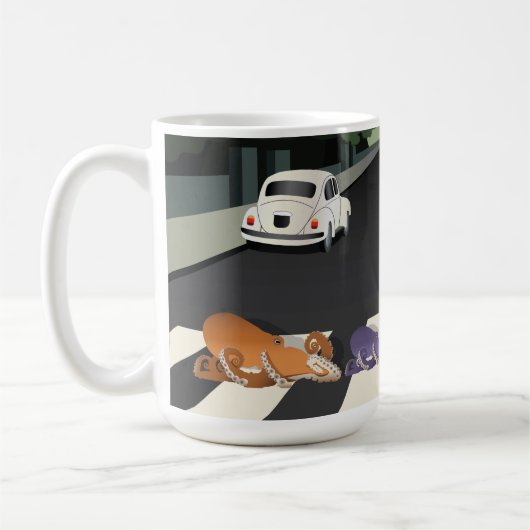 タコのマグ コーヒーマグカップ (左)