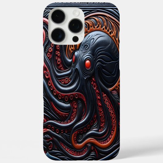 タコの不思議：鮮やかな模様 Case-Mate iPhoneケース (裏面)