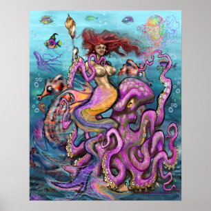 タコの人魚 ポスター