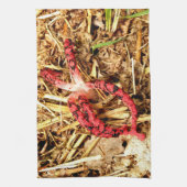 タコの匂いのするお茶 キッチンタオル (縦)