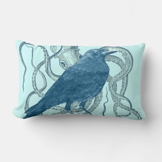 タコの大きな夢 ランバークッション (正面)