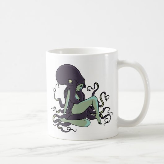 タコの女王 コーヒーマグカップ (右)