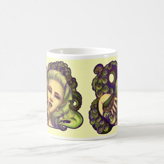 タコの女王 コーヒーマグカップ (中央)